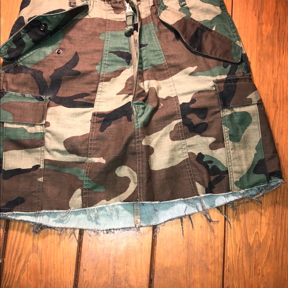 AMERICA VINTAGE CALIFORNIA CAMO MINI SKIRT - Picture 3 of 7